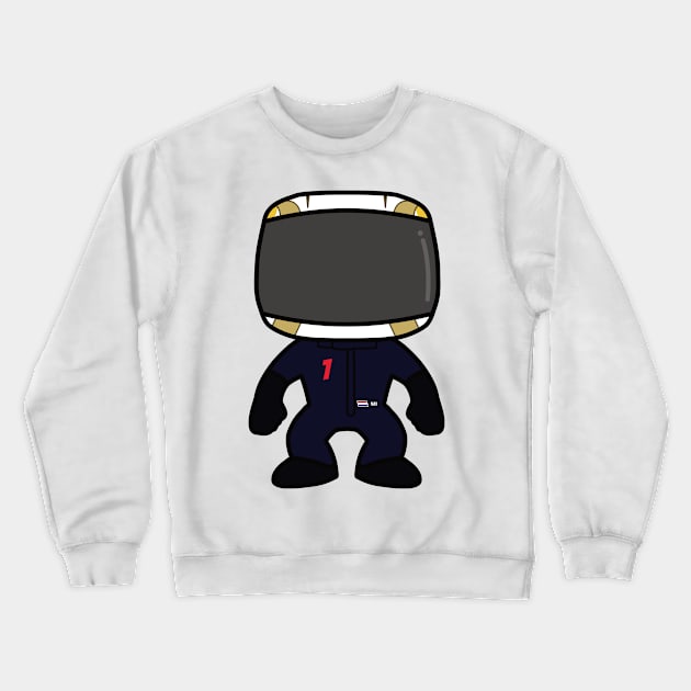 Max Verstappen Custom Bobblehead - 2022 Season Crewneck Sweatshirt by GreazyL